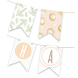 Rose Colored Glass Bunting Banners