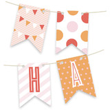 Pink Big Top Circus Bunting Banners