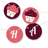 Sweet Cupcakes Bunting Banners