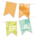 Zoo Menagerie Bunting Banners
