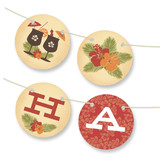 Tiki Luau Bunting Banners