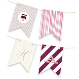 Red Velvet Bunting Banners