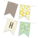 Wooded Blooms Bunting Banners