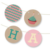 Girlie Cakes Bunting Banners