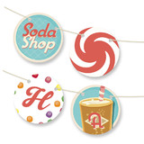 Soda Shop Bunting Banners
