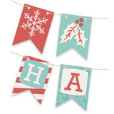Holiday Stripes Bunting Banners