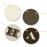 Sophisticated Chevron Bunting Banners