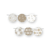 Silver and Gold Circle Garlands