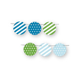 Blue Big Top Circus Circle Garlands