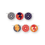 Super Heroes Banner Circle Garlands