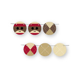 Sock Monkey Circle Garlands