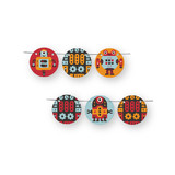 Robot Bleep Bleep Circle Garlands