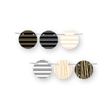 Wood Grain Circle Garlands