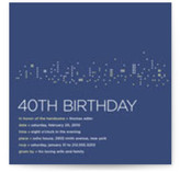 Night Lights Birthday Party Invitations, by sweet street gals