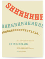 Shhh… Birthday Party Invitations