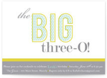 The Big One Birthday Party Invitations