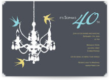 Swing Birthday Party Invitations