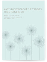Roman Candles Birthday Party Invitations
