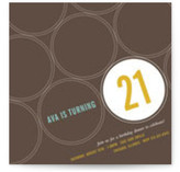 Circle Soiree Birthday Party Invitations, by sweet tree studio