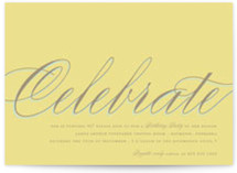 Celebrate Birthday Party Invitations