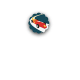Vintage Race Car Closure Stickers