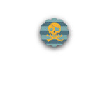 Pirate Party Closure Stickers
