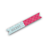Elegant Joy Flag Stickers