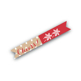 Pastoral Noel Flag Stickers