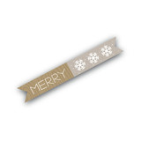 Silver and Gold Flag Stickers