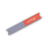 Pretty Thaumatrope Flag Stickers