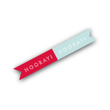 Up, Up and Away Flag Stickers