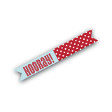 The Birthday Plane Flag Stickers