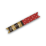 Red Velvet Revelry Flag Stickers
