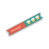 Birthday Balloon Fun Flag Stickers