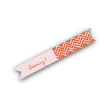 Fox Festive Flag Stickers