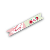 Retro Floral Garden Flag Stickers