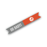 Urban Baby Flag Stickers