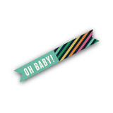 Baby Elephant Flag Stickers