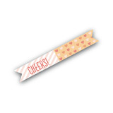 Conversation Heart Valentine Flag Stickers