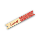 Tiki Luau Flag Stickers