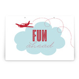 The Birthday Plane Party Greeting Signs