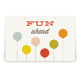 Colorful Balloons Party Greeting Signs