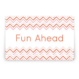 Fox Festive Party Greeting Signs