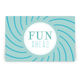 Pinwheel Party Greeting Signs