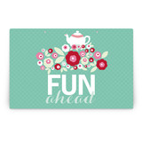 Retro Floral Garden Party Greeting Signs