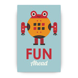 Robot Bleep Bleep Party Greeting Signs