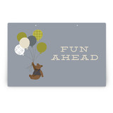 Gentleman Bear Party Greeting Signs