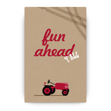 A Tractor Pull Party Greeting Signs