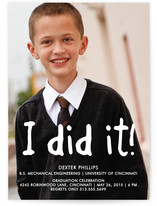 I Did It Graduation Announcements