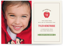 Red Apple Graduation Announcements